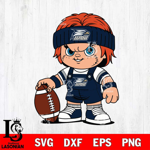 Georgia Southern Eagles Chucky Horror 5 Svg Eps Dxf Png File, NCAA svg, Digital Download, Instant Download