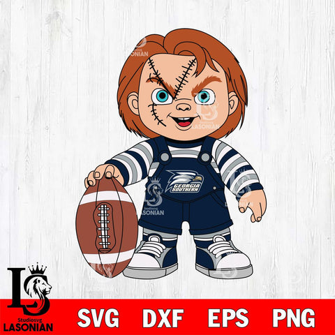 Georgia Southern Eagles Chucky Horror 7 Svg Eps Dxf Png File, NCAA svg, Digital Download, Instant Download