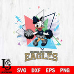 Georgia Southern Eagles Cute Daisy Duck Cheerleader SVG DXF EPS PNG FILE, NCAA File Cut,Digital Download,Instant Download