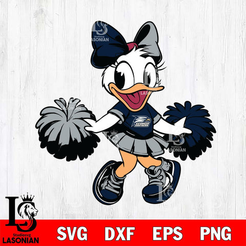 Georgia Southern Eagles Daisy Duck Cheerleader Svg Eps Dxf Png File, NCAA svg, Digital Download, Instant Download