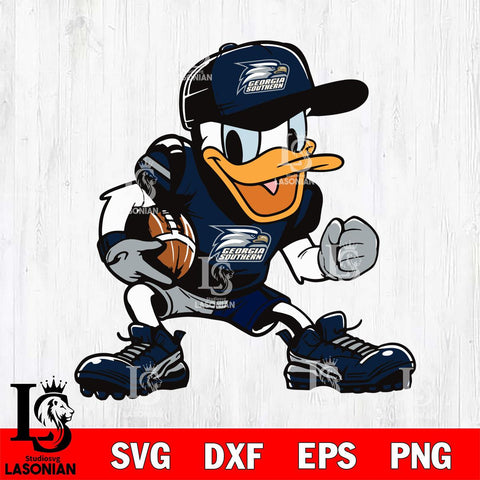 Georgia Southern Eagles Donal Duck Svg Eps Dxf Png File, NCAA svg, Digital Download, Instant Download