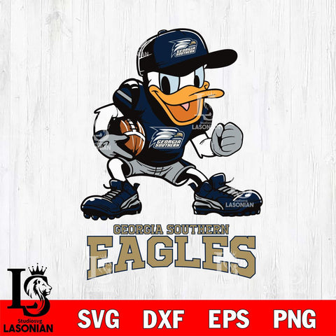 Georgia Southern Eagles Donal Duck Disney, Svg Eps Dxf Png File, Digital Download