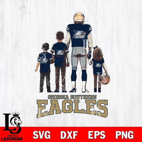 Georgia Southern Eagles Father Football SVG DXF EPS PNG FILE,NCAA SVG, Father day Digital Download,Instant Download, Silhouette