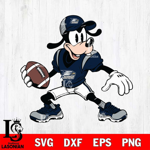 Georgia Southern Eagles Goofy Svg Eps Dxf Png File, NCAA svg, Digital Download, Instant Download