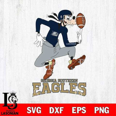 Georgia Southern Eagles Goofy Circus Football SVG DXF EPS PNG FILE,NCAA svg ,Football Digital Download,Instant Download, Silhouette