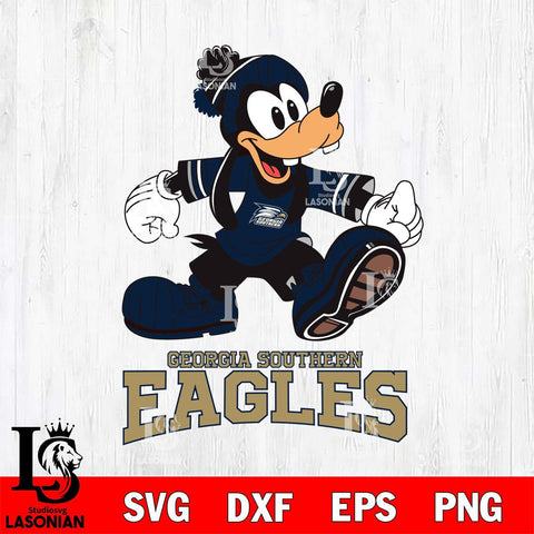 Georgia Southern Eagles Goofy Cool Sport SVG DXF EPS PNG FILE,NCAA svg ,Football Digital Download,Instant Download, Silhouette