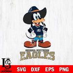 Georgia Southern Eagles Goofy Cowboy Sport SVG DXF EPS PNG FILE,NCAA svg ,Football Digital Download,Instant Download, Silhouette