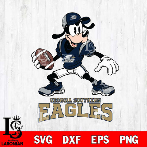 Georgia Southern Eagles Goofy Disney, Svg Eps Dxf Png File, Digital Download