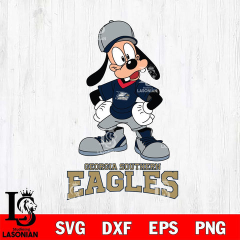 Georgia Southern Eagles Goofy Sport SVG DXF EPS PNG FILE,NCAA svg ,Football Digital Download,Instant Download, Silhouette