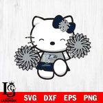 Georgia Southern Eagles Hello Kitty Cheerleader Svg Eps Dxf Png File, Digital Download, Instant Download