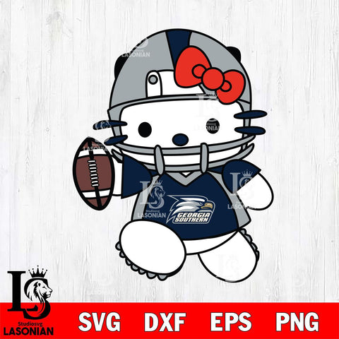 Georgia Southern Eagles Hello Kitty sport 11 Svg Eps Dxf Png File, NCAA svg, Digital Download, Instant Download