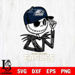 Georgia Southern Eagles Jack Skellington 3 Halloween Svg Eps Dxf Png File, NCAA svg, Digital Download, Instant Download