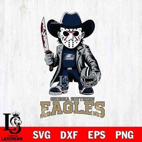 Georgia Southern Eagles Jason Voorhees 3 Svg Eps Dxf Png File, Digital Download