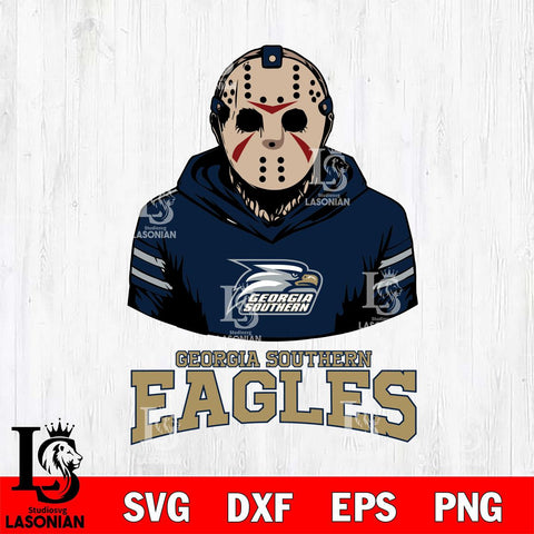 Georgia Southern Eagles Jason Voorhees 4 Svg Eps Dxf Png File, Digital Download