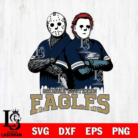 Georgia Southern Eagles Jason Voorhees 8 Svg Eps Dxf Png File, Digital Download