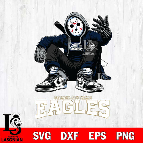 Georgia Southern Eagles Jason Voorhees Halloween SVG Svg Eps Dxf Png File, Digital Download, Instant Download