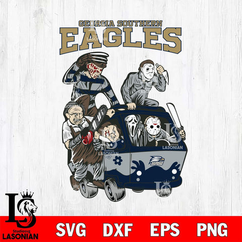 Georgia Southern Eagles Jason Voorhees Horror 10 Svg Eps Dxf Png File, NCAA svg, Digital Download, Instant Download