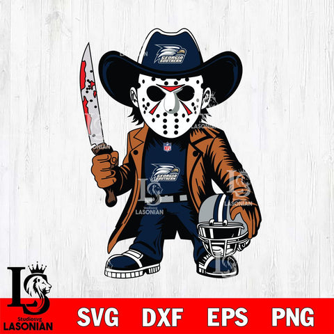 Georgia Southern Eagles Jason Voorhees Horror Svg Eps Dxf Png File, NCAA svg, Digital Download, Instant Download