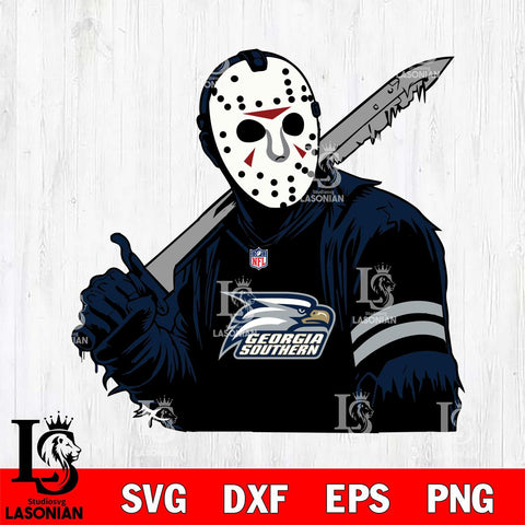 Georgia Southern Eagles Jason Voorhees Horror 7 Svg Eps Dxf Png File, NCAA svg, Digital Download, Instant Download