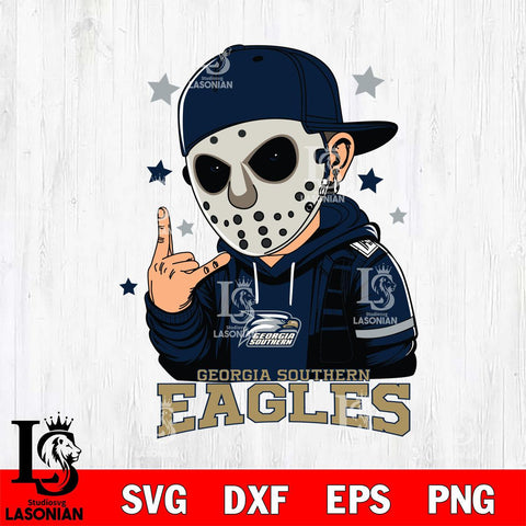 Georgia Southern Eagles Jason Voorhees Horror 9 Svg Eps Dxf Png File, NCAA svg, Digital Download, Instant Download