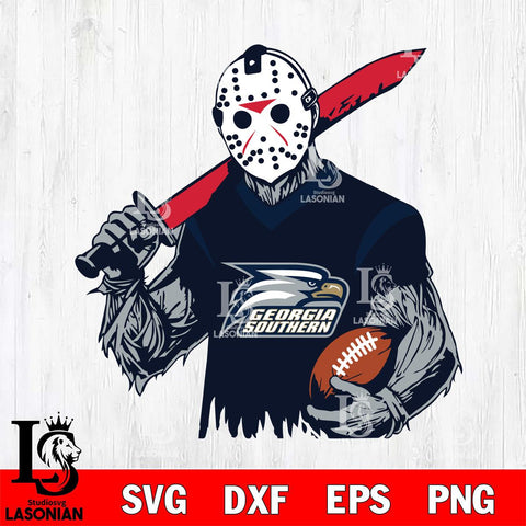 Georgia Southern Eagles Jason Voorhees Horror Halloween 2 Svg Eps Dxf Png File, NCAA svg, Digital Download, Instant Download