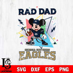 Georgia Southern Eagles Mickey Mouse Sport Rad Dad SVG DXF EPS PNG FILE, NCAA File Cut,Digital Download,Instant Download