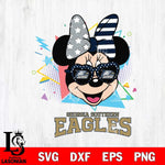 Georgia Southern Eagles Minnie Mouse Love Sport SVG DXF EPS PNG FILE, NCAA File Cut,Digital Download,Instant Download
