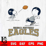 Georgia Southern Eagles Peanuts play football SVG DXF EPS PNG FILE,Snoopy File Cut, NCAA Digital Download,Instant Download,Christmas Silhouette