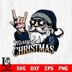 Georgia Southern Eagles Rock Santa Claus Football Svg dxf eps png pdf file,NCAA svg,Digital Download,Cricut file