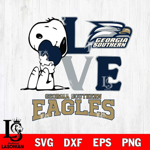 Georgia Southern Eagles Snoopy Sport 10 Svg Eps Dxf Png File, Digital Download