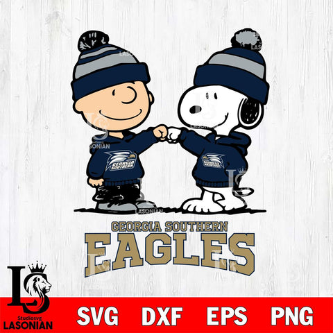 Georgia Southern Eagles Snoopy Sport 9 Svg Eps Dxf Png File, Digital Download