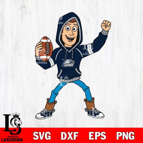 Georgia Southern Eagles Toy Story Football Christmas File Cut, NCAA SVG DXF EPS PNG FILE, Digital Download , Criucut , Silhouette