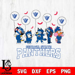 Georgia State Panthers Bluey Halloween Spooky Svg Eps Dxf Png File, Digital Download, Instant Download