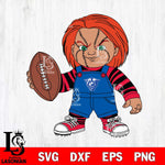 Georgia State Panthers Chucky Horror 12 Svg Eps Dxf Png File, NCAA svg, Digital Download, Instant Download