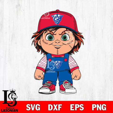 Georgia State Panthers Chucky Horror Svg Eps Dxf Png File, NCAA svg, Digital Download, Instant Download