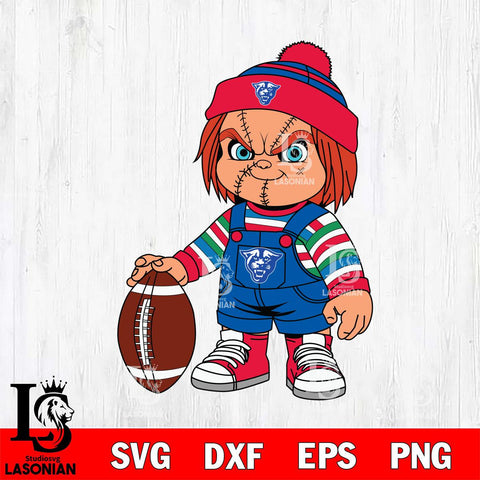 Georgia State Panthers Chucky Horror 6 Svg Eps Dxf Png File, NCAA svg, Digital Download, Instant Download