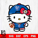 Georgia State Panthers Cute Hello Kitty Football 10 Svg Eps Dxf Png File, NCAA svg, Digital Download, Instant Download