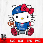Georgia State Panthers Cute Hello Kitty Football 11 Svg Eps Dxf Png File, NCAA svg, Digital Download, Instant Download
