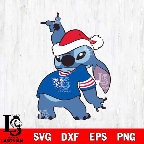 Georgia State Panthers Disney Lilo & Stitch Christmas Svg Eps Dxf Png File, Digital Download, Instant Download