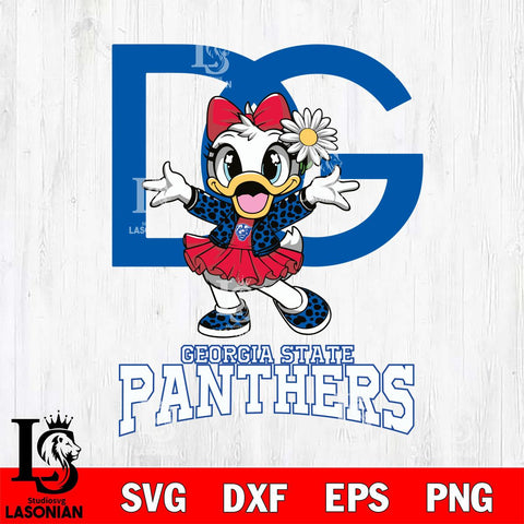 Georgia State Panthers Dolce And Gabbana Daisy Duck Disney Svg Eps Dxf Png File, Digital Download, Instant Download