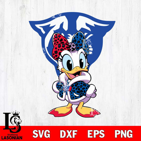 Georgia State Panthers Fancy Daisy Duck Disney Svg Eps Dxf Png File, Digital Download, Instant Download