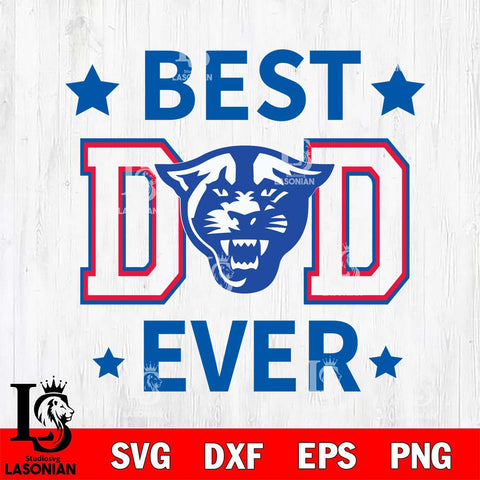 Georgia State Panthers Father Day Best Dad Ever Svg Eps Dxf Png File, Digital Download, Instant Download