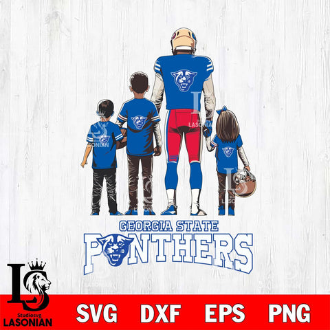 Georgia State Panthers Father Football SVG DXF EPS PNG FILE,NCAA SVG, Father day Digital Download,Instant Download, Silhouette