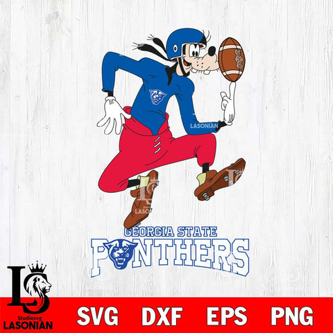 Georgia State Panthers Goofy Circus Football SVG DXF EPS PNG FILE,NCAA svg ,Football Digital Download,Instant Download, Silhouette