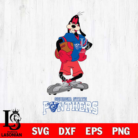 Georgia State Panthers Goofy Player SVG DXF EPS PNG FILE,NCAA svg ,Football Digital Download,Instant Download, Silhouette