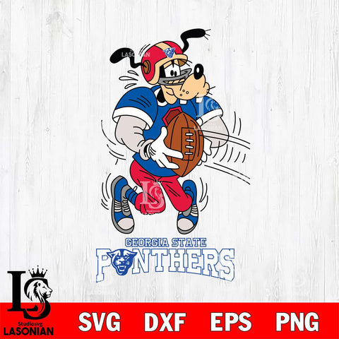 Georgia State Panthers Goofy Sport Football SVG DXF EPS PNG FILE,NCAA svg ,Football Digital Download,Instant Download, Silhouette