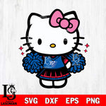 Georgia State Panthers Hello Kitty Cheerleader Svg Eps Dxf Png File, Digital Download, Instant Download