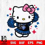 Georgia State Panthers Hello Kitty Cheerleader 4 Svg Eps Dxf Png File, Digital Download, Instant Download