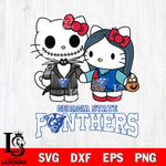 Georgia State Panthers Hello Kitty Horror 11 Svg Eps Dxf Png File, Digital Download