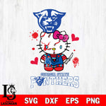 Georgia State Panthers Hello Kitty Horror 2 Svg Eps Dxf Png File, Digital Download